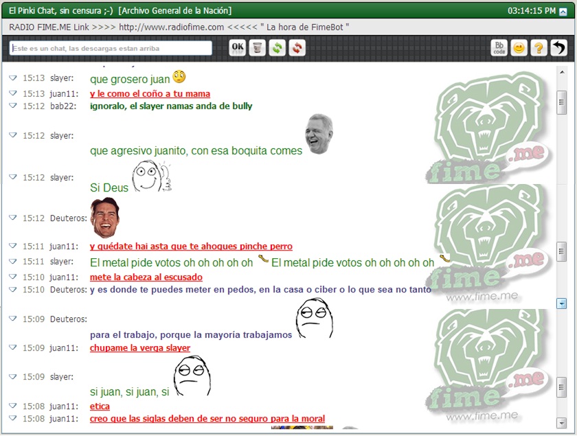 Muestras de agresividad en foro, una imagen vale m�s que mil palabras, �sto no puede continuar...