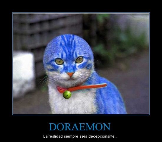 Doraemon, triste realidad.