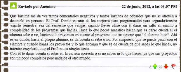 Siguiendo con lo de Danilo 

:tom2: